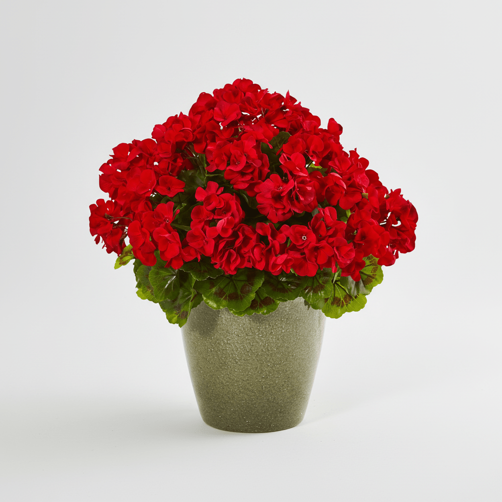 Nearly Natural 17” Geranium Artificial Plant UV Resistant (Indoor/Outdoor)