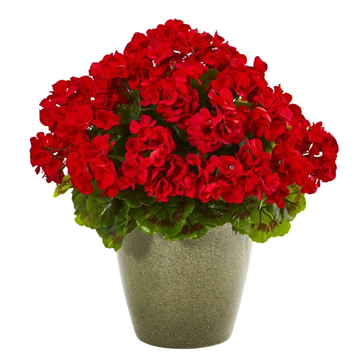 Nearly Natural 17” Geranium Artificial Plant UV Resistant (Indoor/Outdoor)