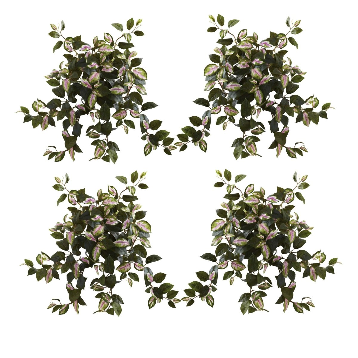 Nearly Natural 21” Hoya Hanging Bush (Set of 4)