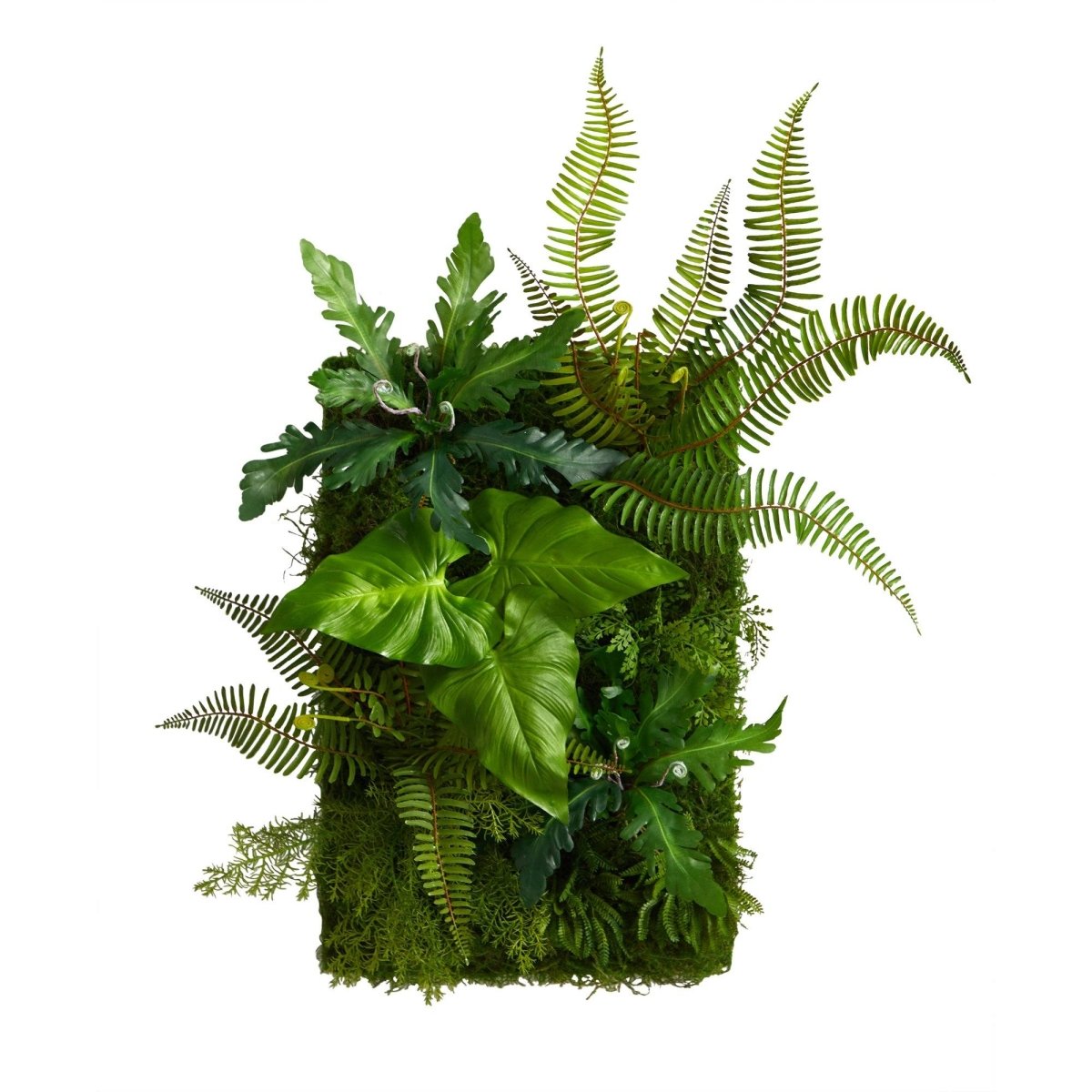 Nearly Natural 24” x 16” Mixed Foliage Artificial Living Wall