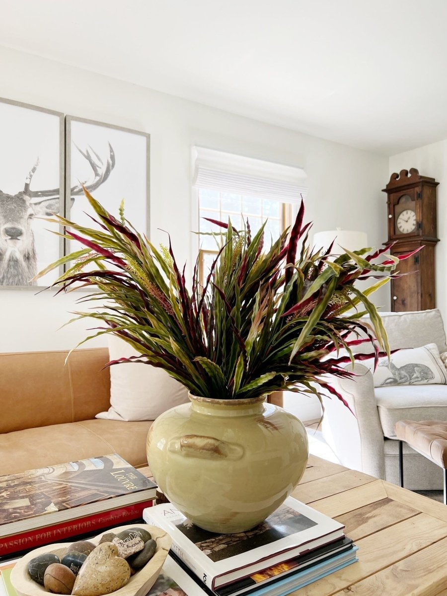 Nearly Natural 28” Fall Vanilla Grass Artificial Plant, Set of 3