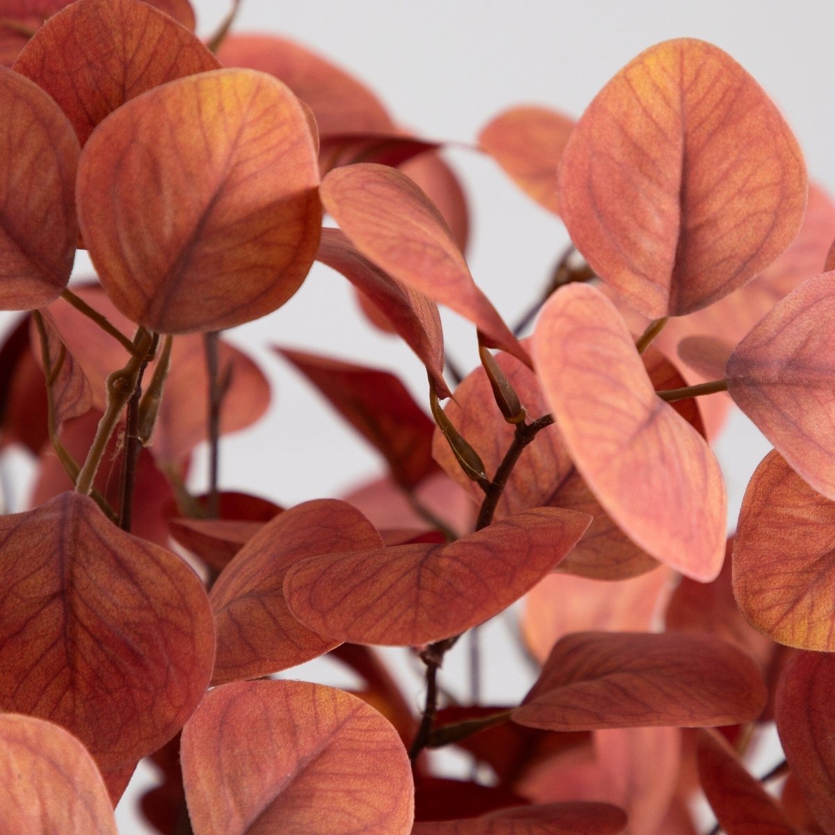 Nearly Natural 29” Autumn Eucalyptus Artificial Fall Arrangement in Black Vase