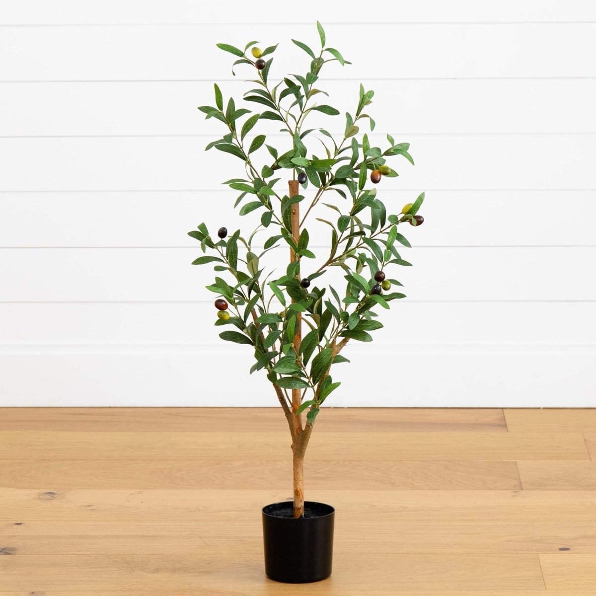 Nearly Natural 3’ Artificial Olive Tree with Natural Trunk