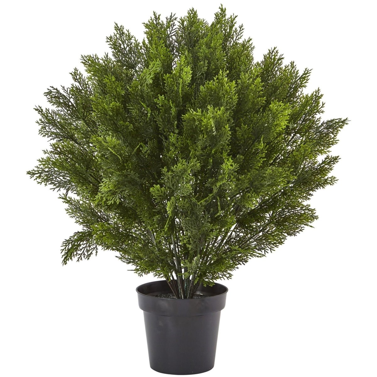 Nearly Natural 3 Ft Artificial Cedar Bush - Lifelike Indoor/Outdoor Faux Plant