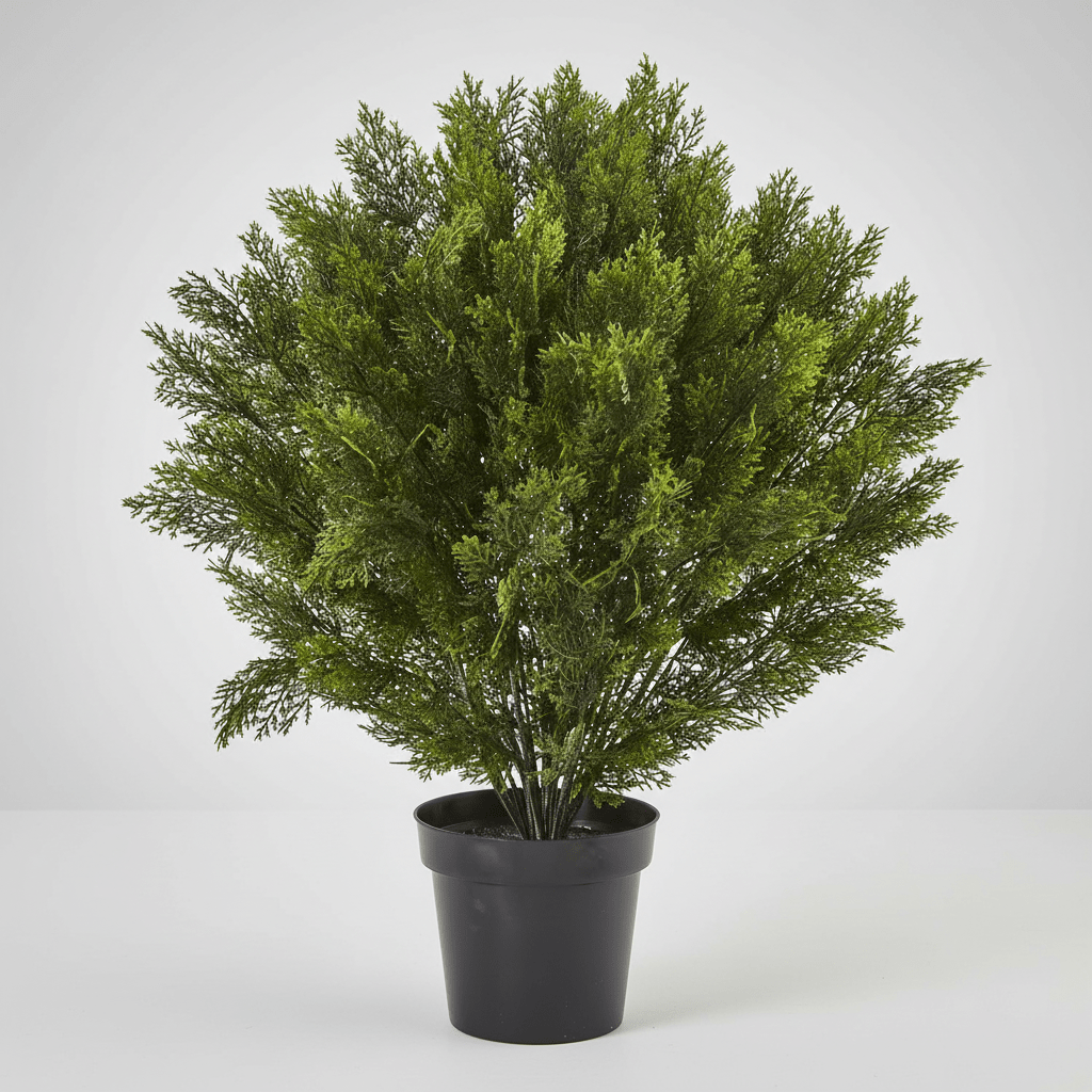 Nearly Natural 3 Ft Artificial Cedar Bush - Lifelike Indoor/Outdoor Faux Plant