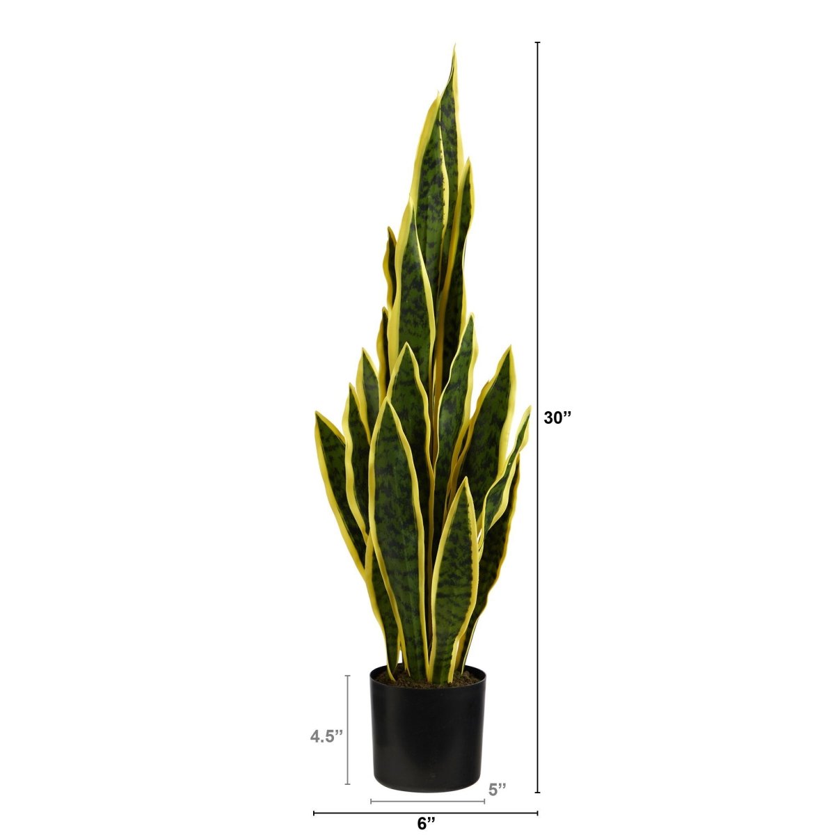 Nearly Natural 30” Sansevieria Artificial Plant