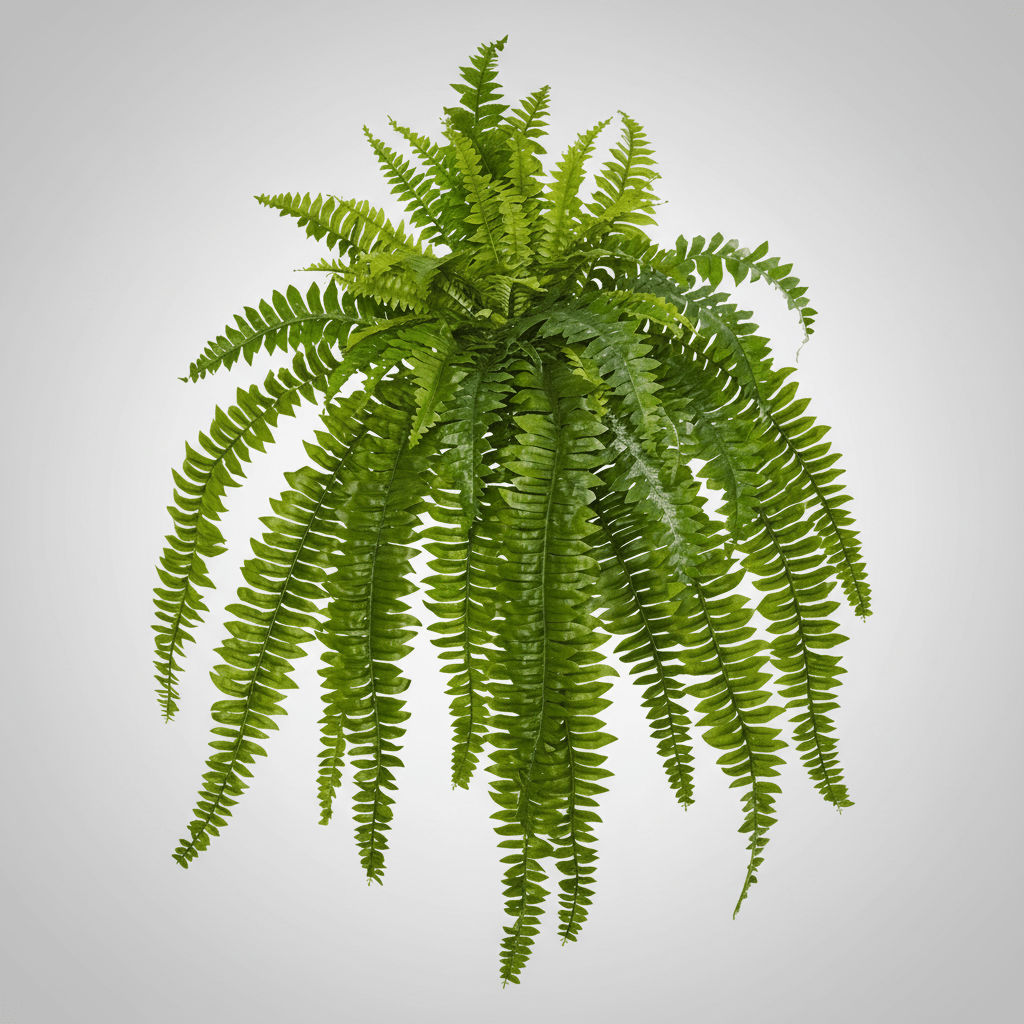Nearly Natural 35” Boston Fern Artificial Plant, Set of 2