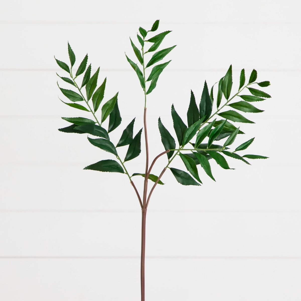 Nearly Natural 38" Artificial Palmate Fern Stems, Set of 3