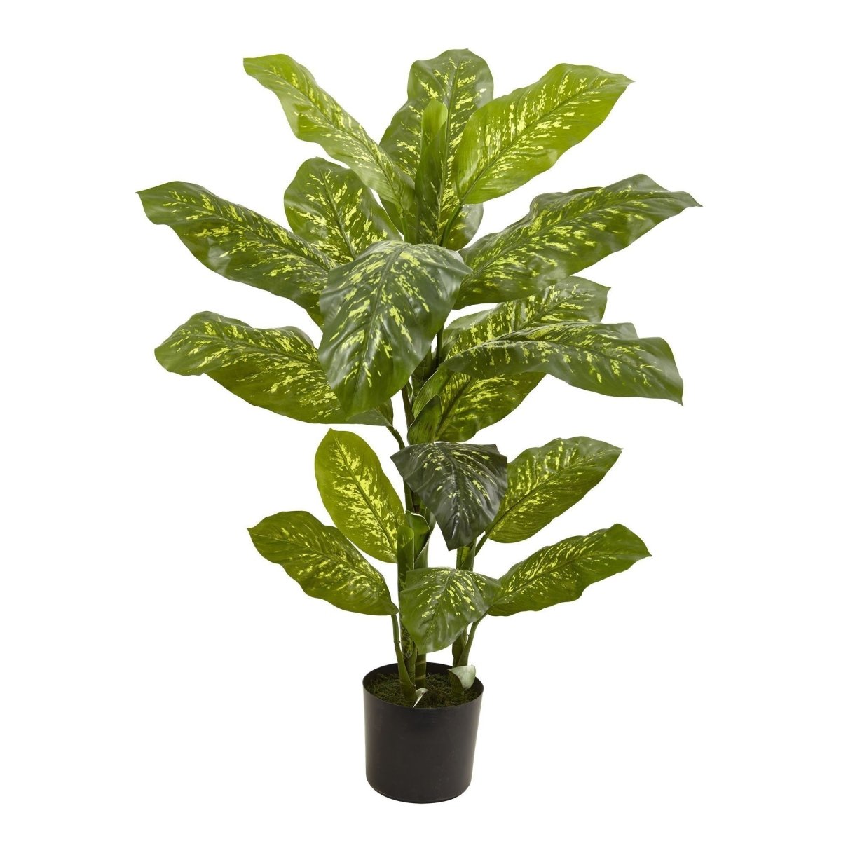 Nearly Natural 4’ Dieffenbachia Plant (Real Touch)