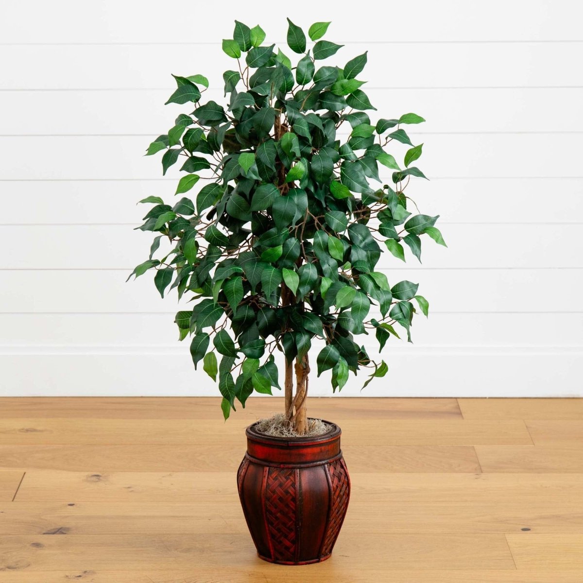 Nearly Natural 44” Ficus Tree w/Decorative Planter