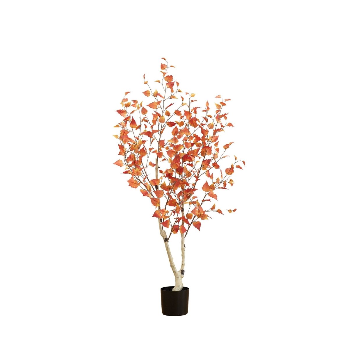Nearly Natural 5’ Autumn Birch Artificial Fall Tree