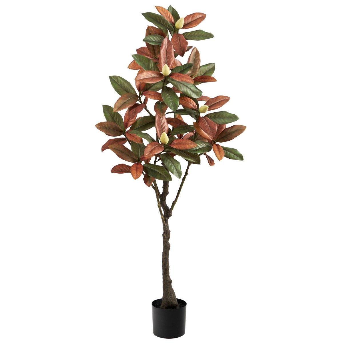 Nearly Natural 5’ Fall Magnolia Artificial Tree