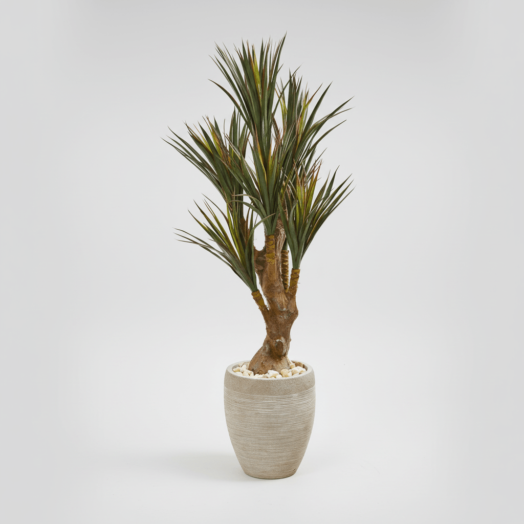Nearly Natural 50” Yucca Artificial Tree in Planter (Indoor/Outdoor)