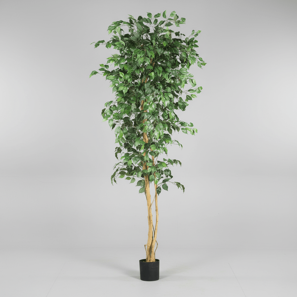 Nearly Natural 7' Ficus Artificial Silk Tree