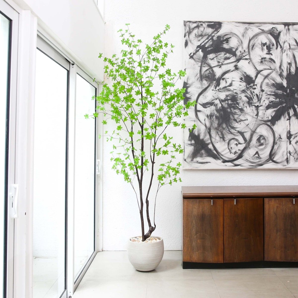 Nearly Natural 8’ Artificial Minimalist Enkianthus Tree