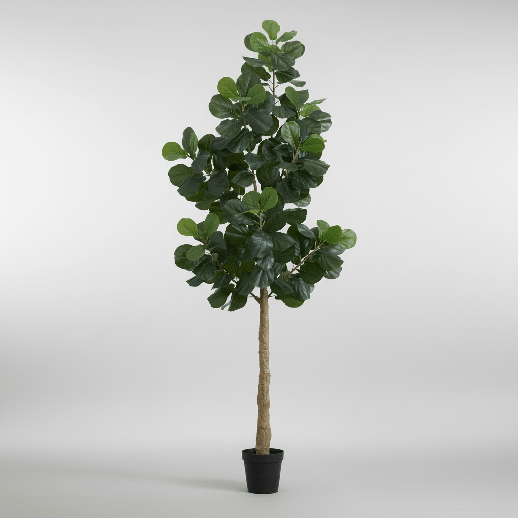 Nearly Natural 9’ Artificial Fiddle Leaf Fig Tree