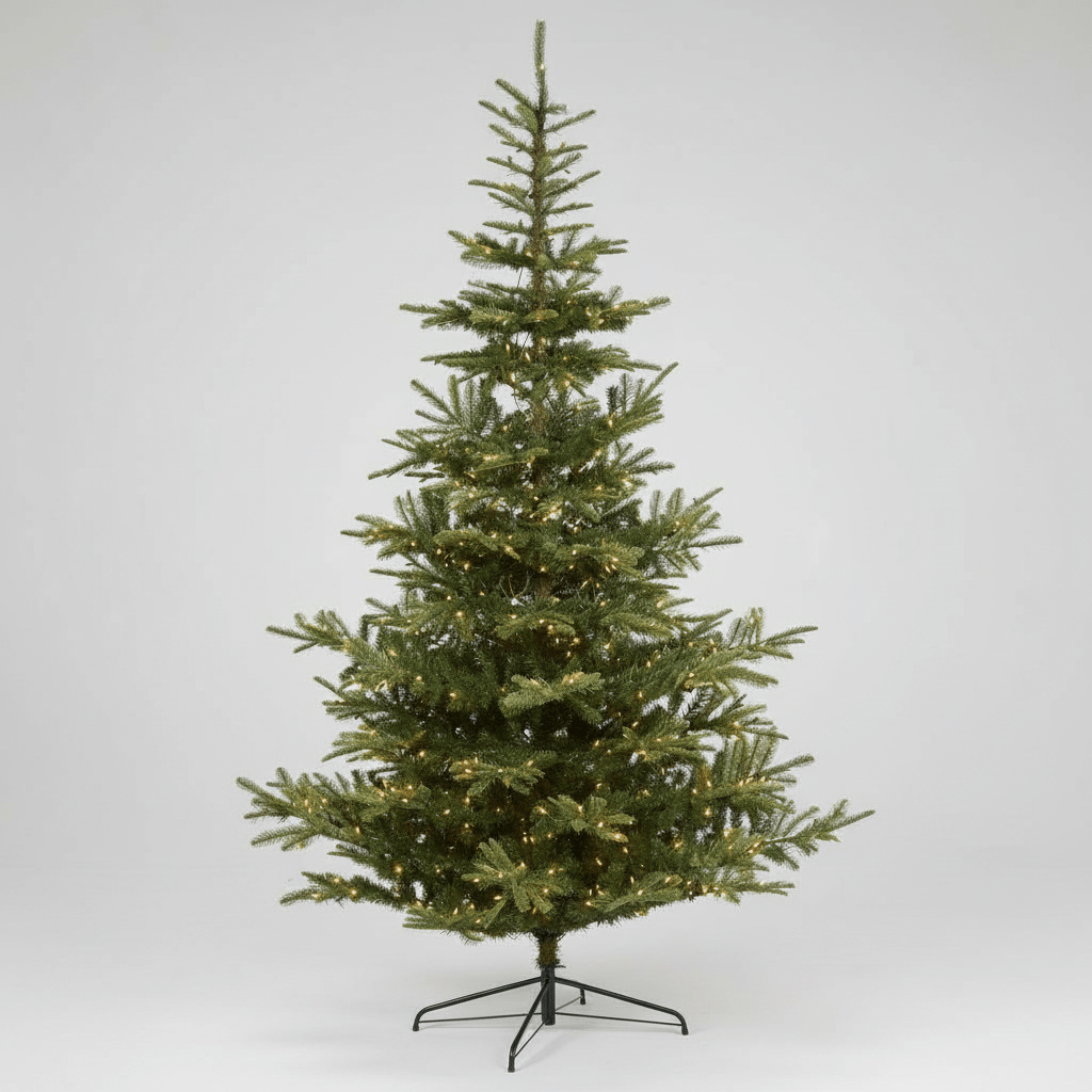 Nearly Natural 9' Pre - Lit Washington Spruce Artificial Christmas Tree - 750 LED Lights