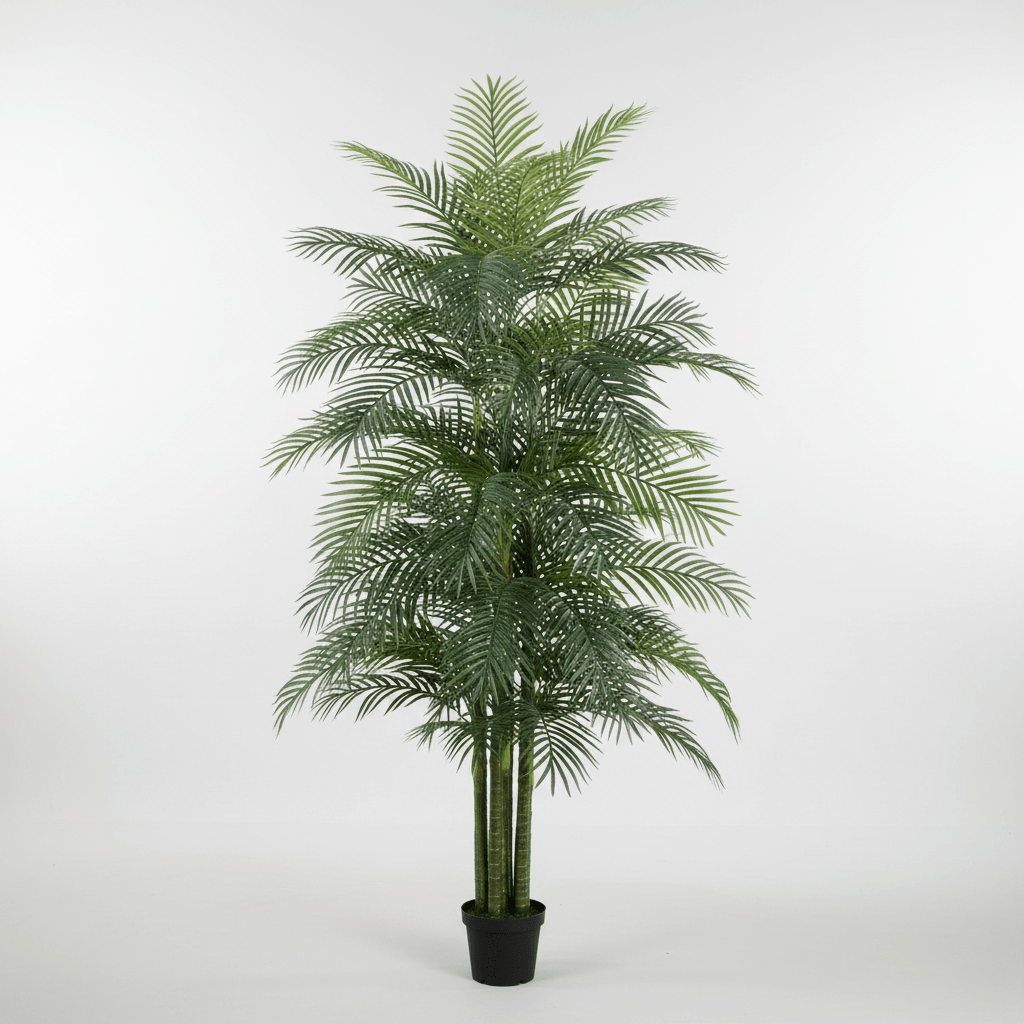 outdoor areca palm trees 9' UV Resistant Artificial Areca Palm Tree