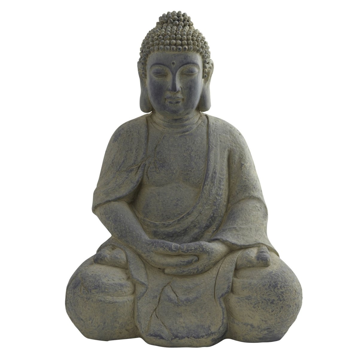 Nearly Natural Buddha Statue 19.75" - Lotus Pose Indoor/Outdoor Garden Decor