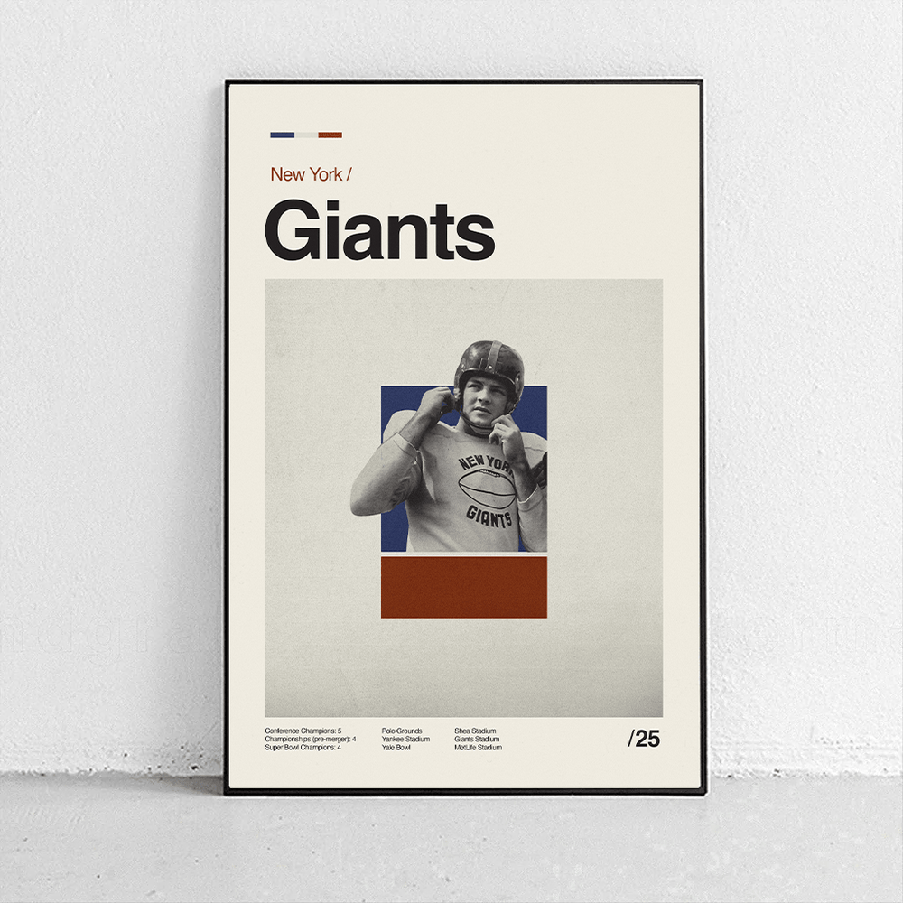 Sandgrain Studio New York Giants - lily & onyx