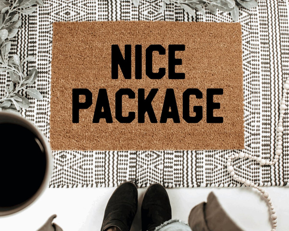 The Doormat Co. Nice Package Doormat - lily & onyx