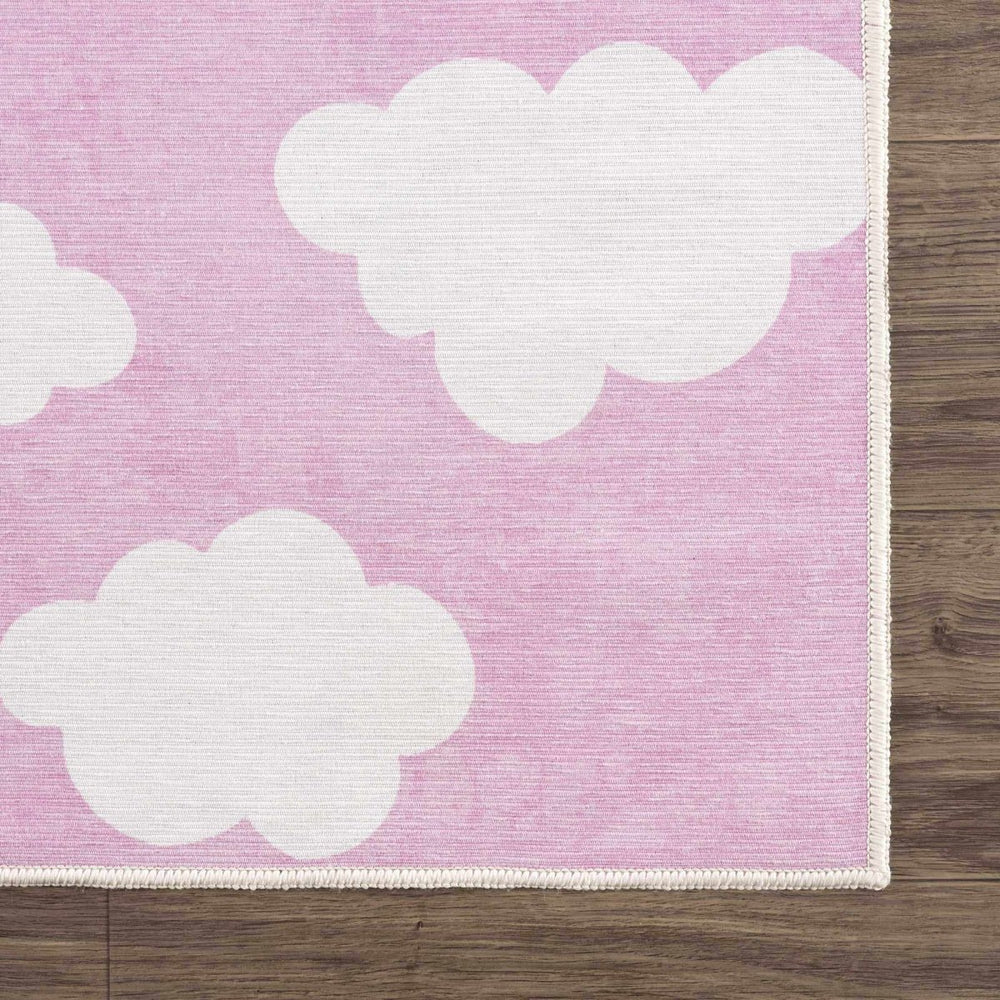 
                      
                        Hauteloom Nizar Pink Cloud Washable Kids Rug - lily & onyx
                      
                    