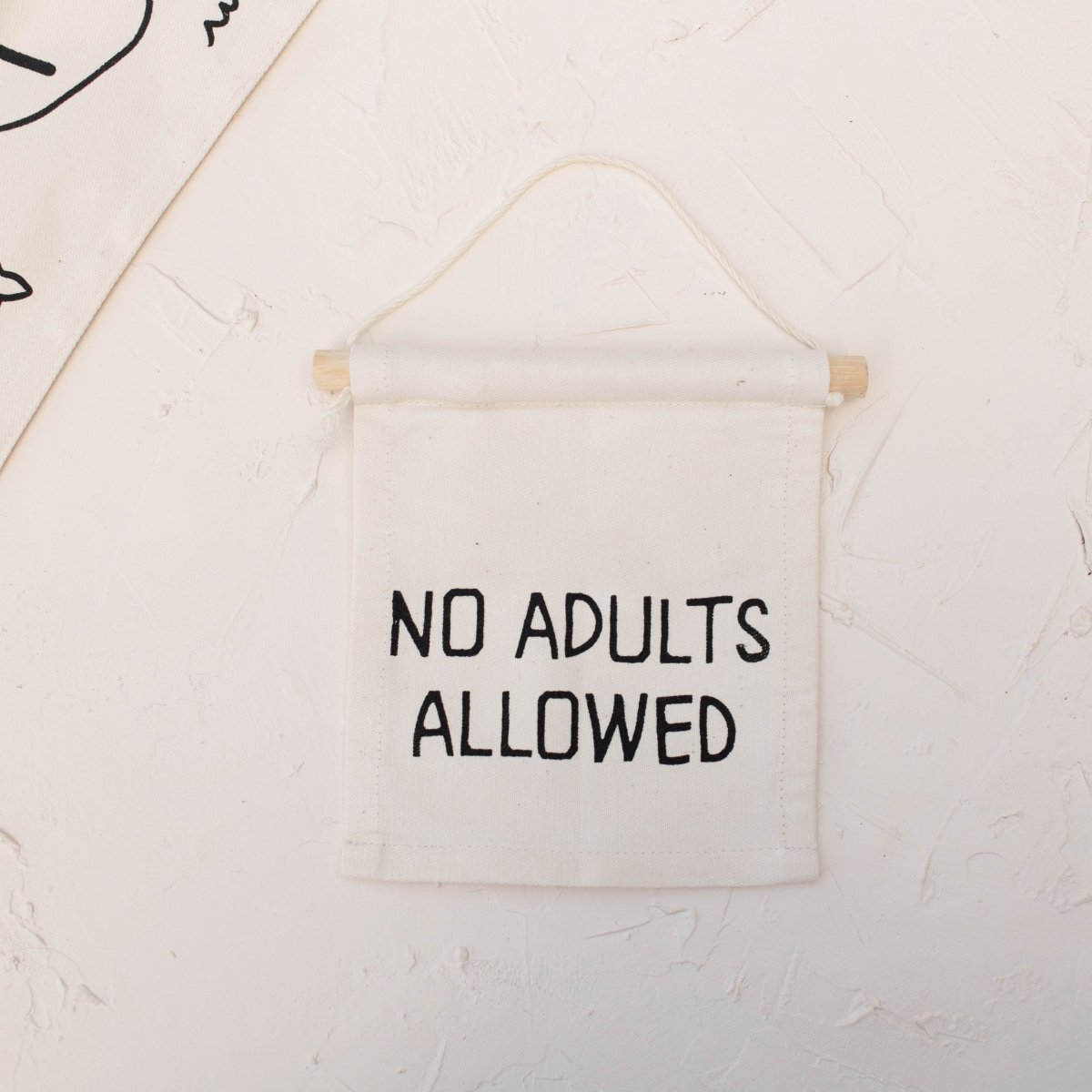 Imani Collective No Adults Allowed Hang Sign - lily & onyx