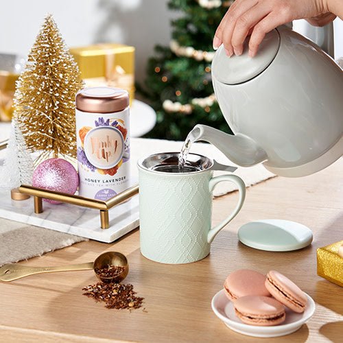 
                      
                        Pinky Up Tea Noelle Ceramic Electric Tea Kettle, Grey - lily & onyx
                      
                    