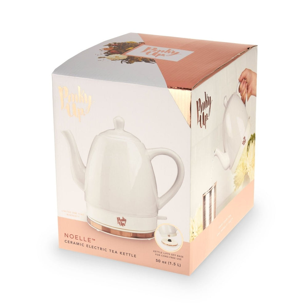
                      
                        Pinky Up Tea Noelle Ceramic Electric Tea Kettle, Grey - lily & onyx
                      
                    