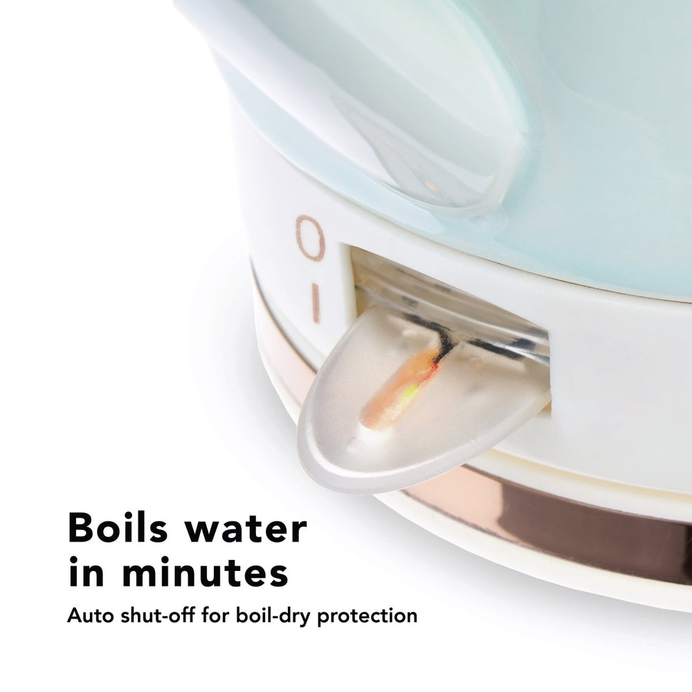 
                      
                        Pinky Up Tea Noelle Ceramic Electric Tea Kettle, Mint - lily & onyx
                      
                    