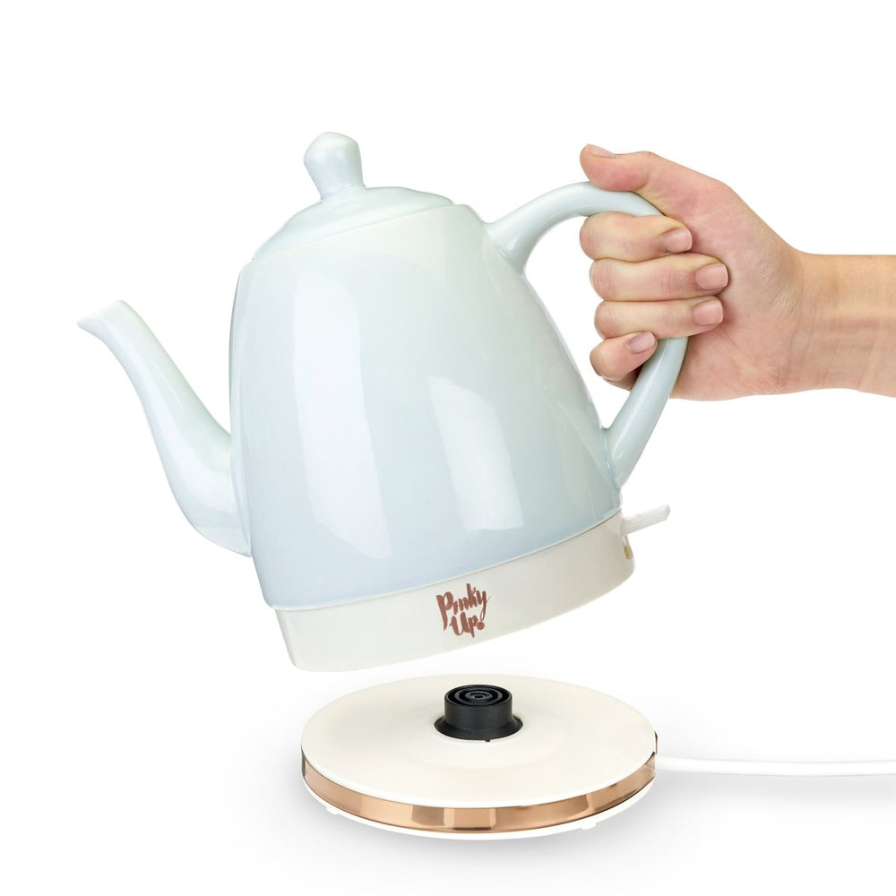 
                      
                        Pinky Up Tea Noelle Ceramic Electric Tea Kettle, Mint - lily & onyx
                      
                    