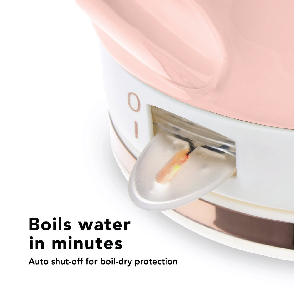 
                      
                        Pinky Up Tea Noelle™ Pink Ceramic Electric Tea Kettle - lily & onyx
                      
                    