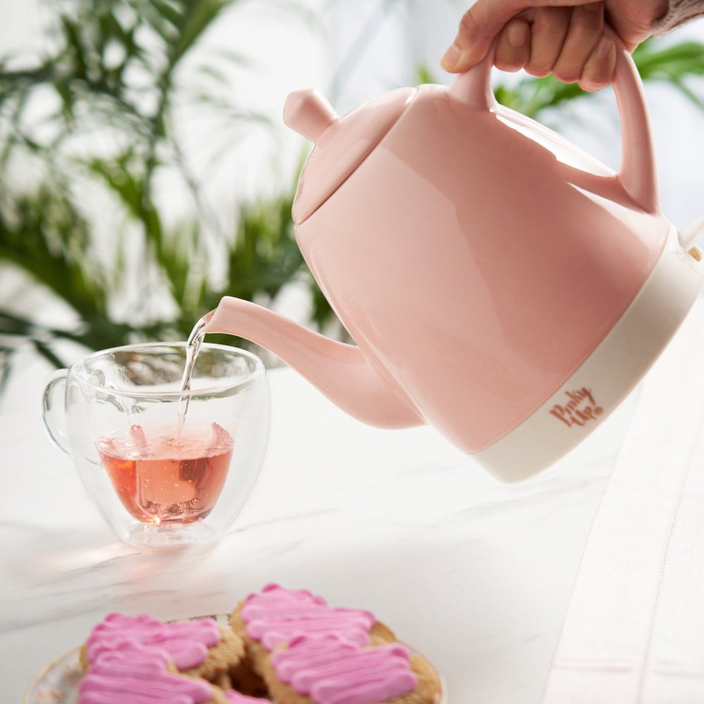 
                      
                        Pinky Up Tea Noelle™ Pink Ceramic Electric Tea Kettle - lily & onyx
                      
                    