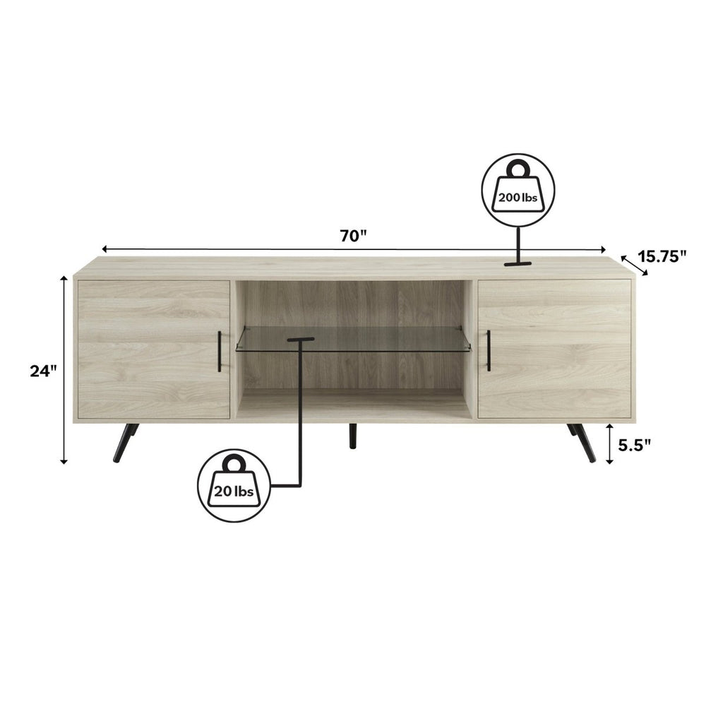 
                      
                        Walker Edison Nora 70" Console - lily & onyx
                      
                    