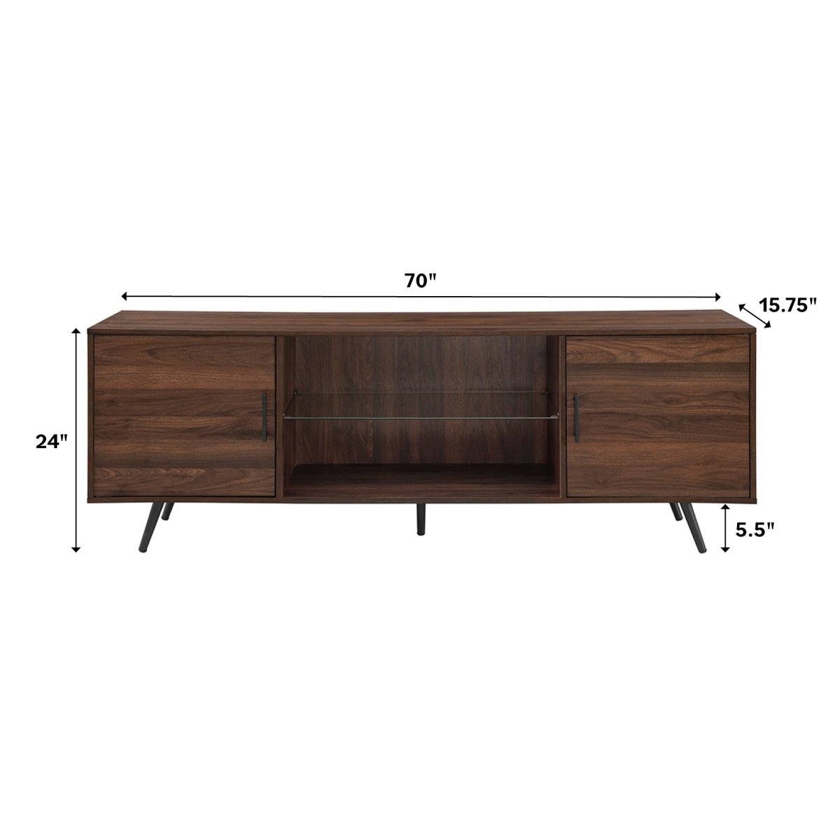 Walker Edison Nora 70" Console - lily & onyx