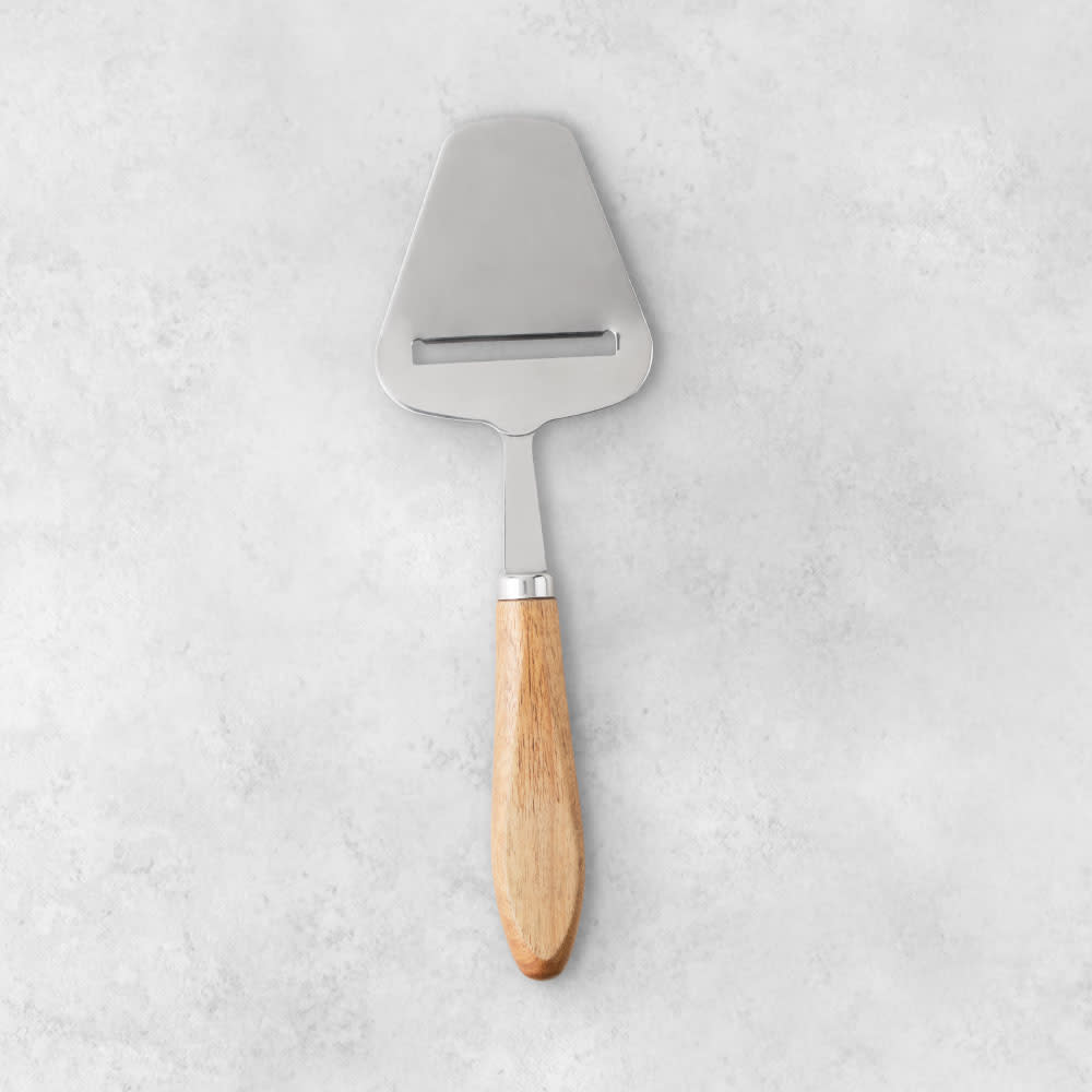 Stainless Steel Cheese Plane with Acacia Wood Handle