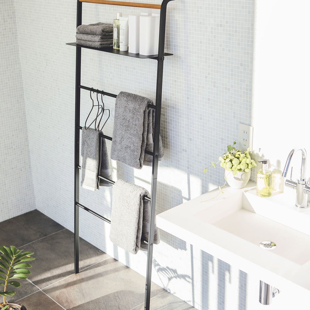 
                      
                        Leaning Steel Storage Ladder
                      
                    