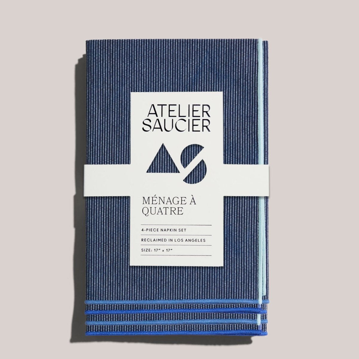 ATELIER SAUCIER Ocean Mist Napkins | Set of 4 - lily & onyx