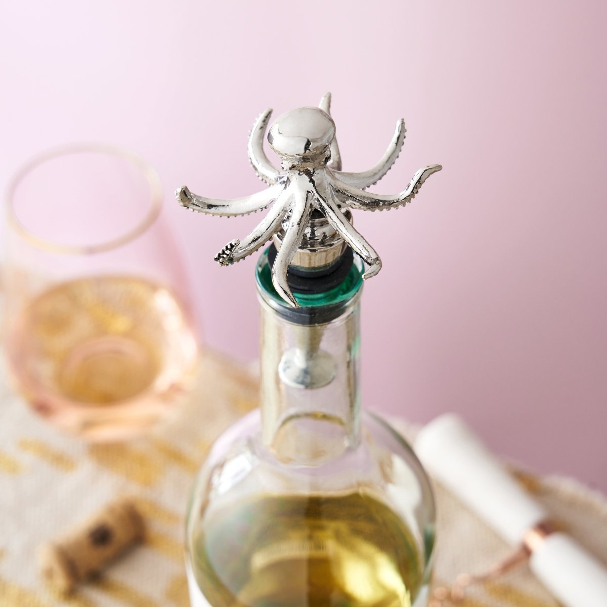Twine Living Octopus Bottle Stopper - lily & onyx