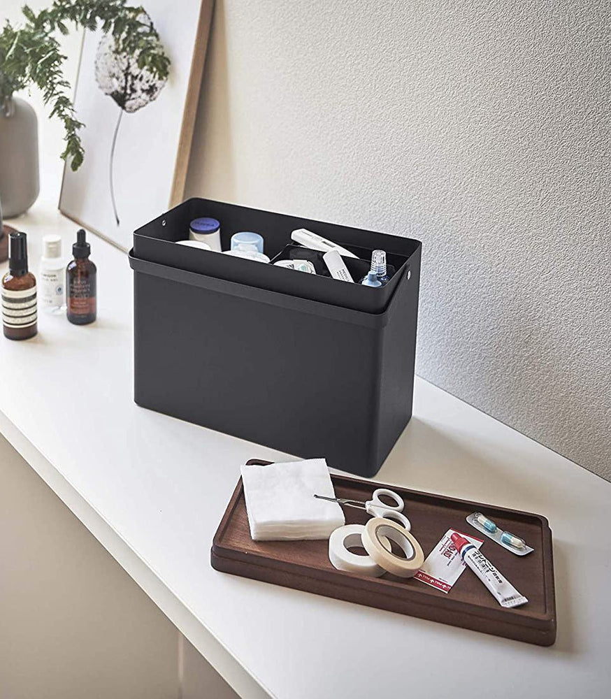 
                      
                        Yamazaki Home Odds - and - Ends Organizer - Steel + Wood - lily & onyx
                      
                    