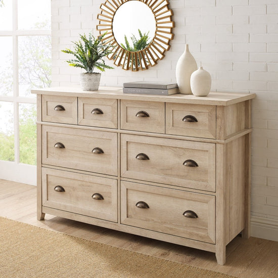 Walker Edison Odette Transitional Farmhouse Collection (Dresser or Nightstand) - lily & onyx