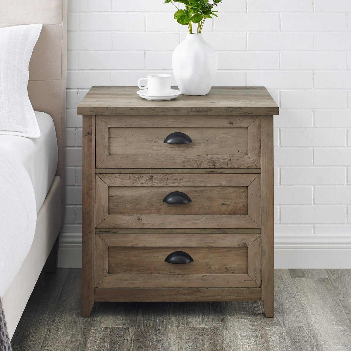 Walker Edison Odette Transitional Farmhouse Collection (Dresser or Nightstand) - lily & onyx