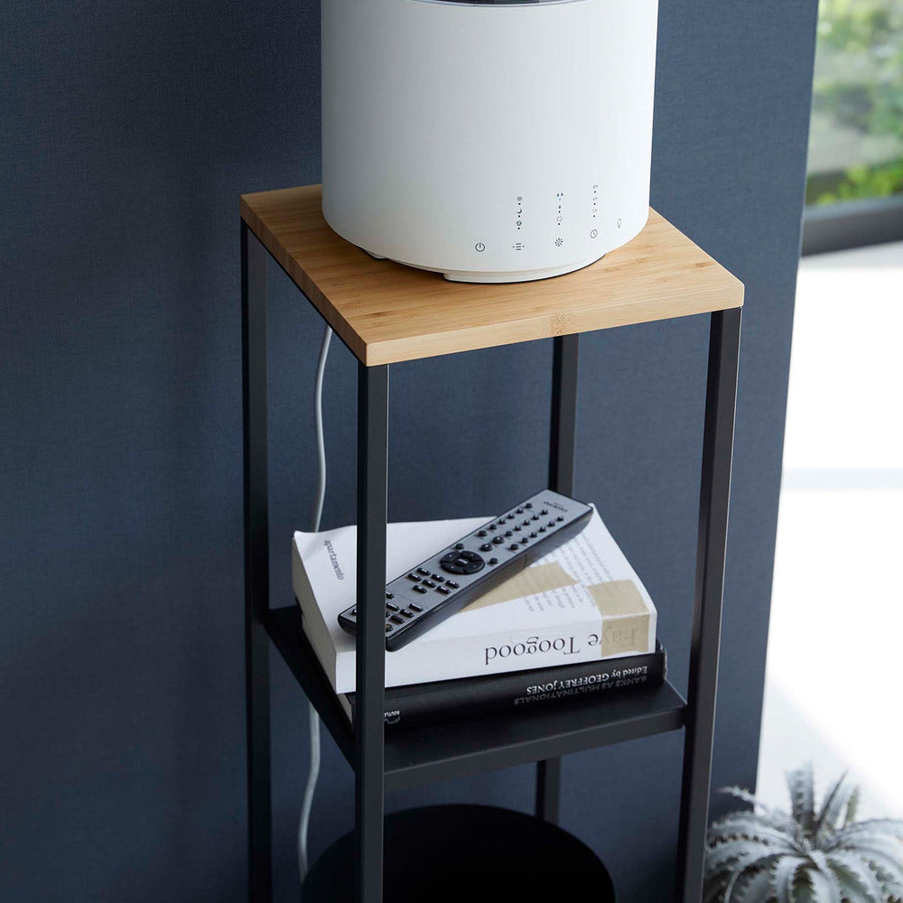 
                      
                        Two-Tier Steel & Wood Display & Storage Shelf, 31.5" H
                      
                    