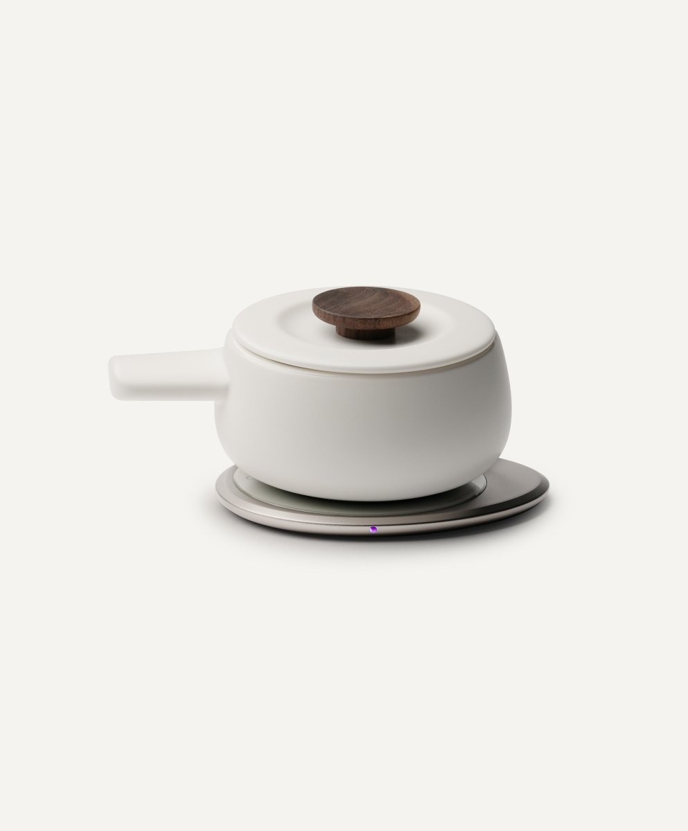 OHOM Fondi Self - Heating Fondue Set - Jasmine White