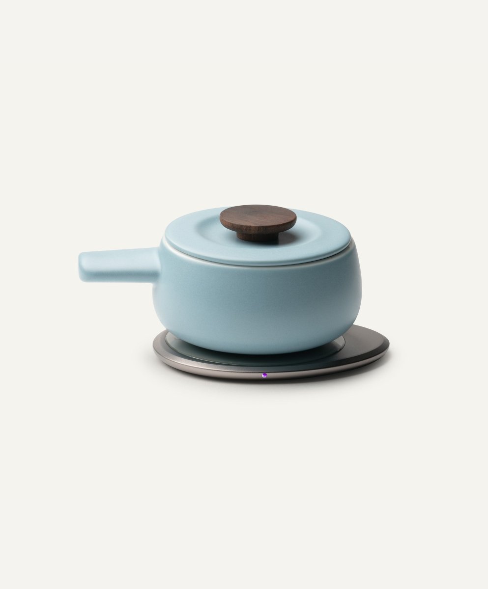 OHOM Fondi Self - Heating Fondue Set - Moonmist Blue