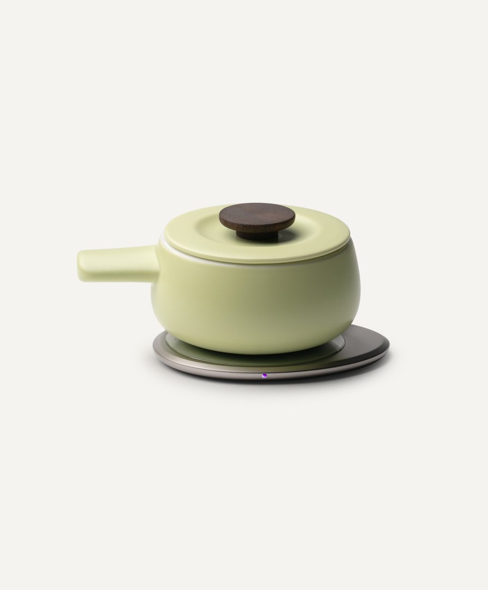 OHOM Fondi Self - Heating Fondue Set - Verde Green