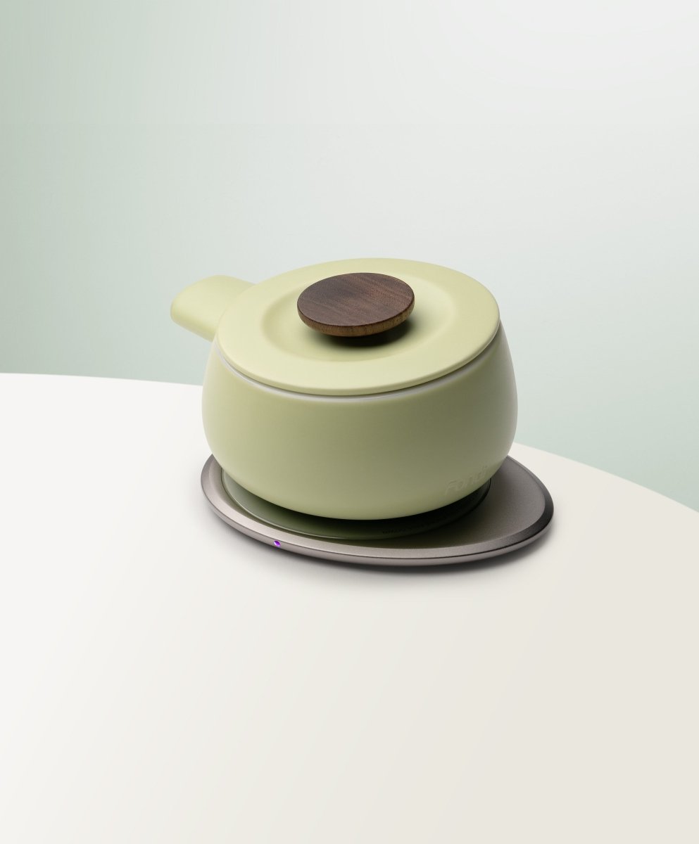 OHOM Fondi Self - Heating Fondue Set - Verde Green