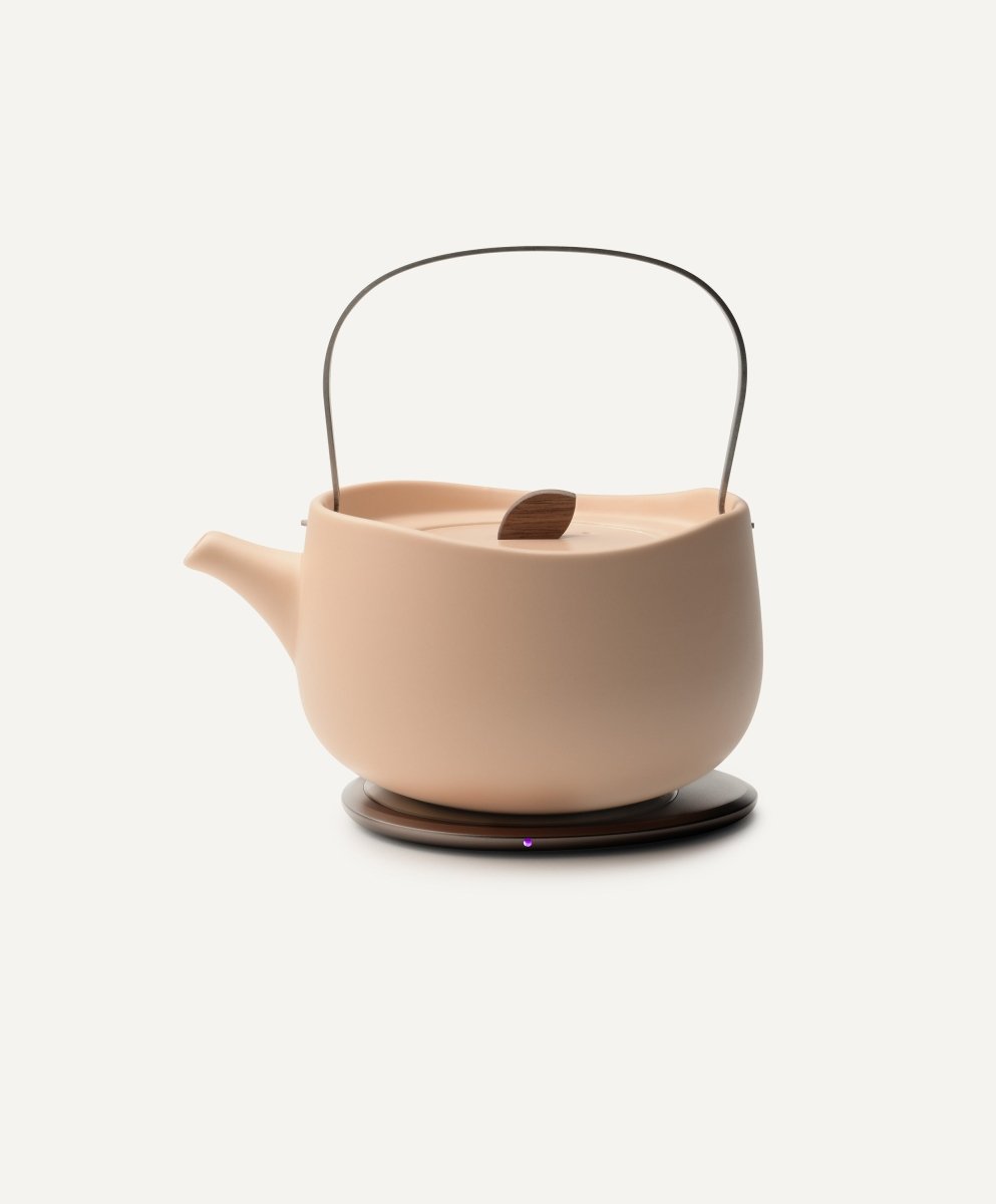 OHOM Leiph Self - Heating Teapot Set - Rosy Apricot