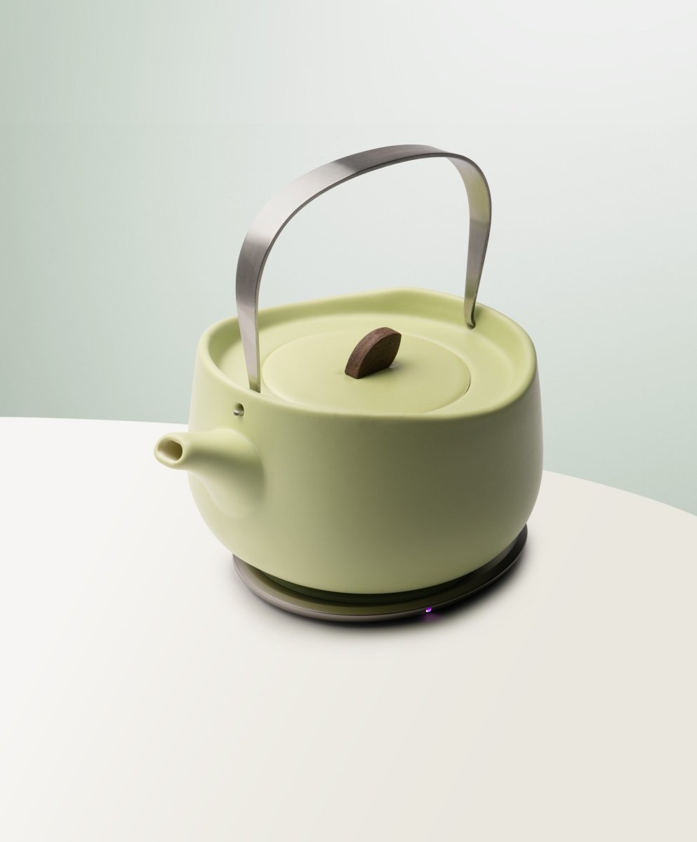 OHOM Leiph Self - Heating Teapot Set - Verde Green