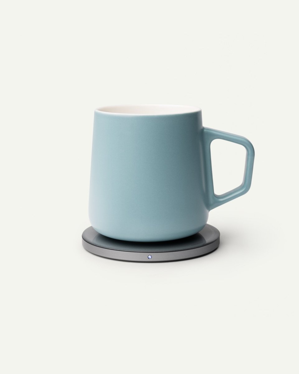 OHOM Neo Self-Heating Mug & Wireless Charger Set - Moonmist Blue